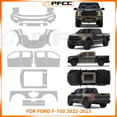 Ford F-150 2022-2023 Full Car Kit Precut Paint Protection Film Clear Bra PPF TPU