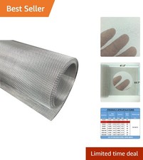 Durable Stainless Steel Wire Mesh Screen 15.7"x47.2" - Ideal for Home Garden