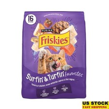 Dry Cat Food Kibble Chicken Salmon Whitefish Filet Mignon 16lb Nutrition New 1.61 per gallon