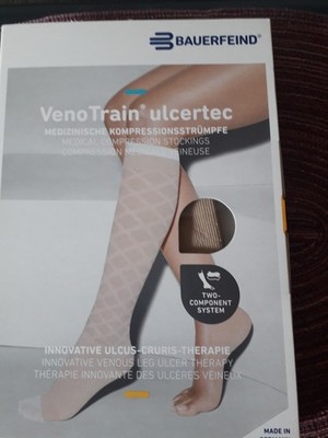 Bauerfeind VenoTrain ulcertec Medizinische Kompressionsstrümpfe Gr S