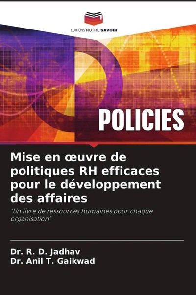 R. D. Jadhav (U. A.) | Mise En ¿Uvre De Politiques RH Efficaces Pour Le...-image