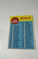 1963 Topps - Checklist 2nd Series #102 Yellow Box on Front B2
