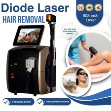 808 Laser Hair Removal Machine Painless Permanent Three Wavelength Diode Laser