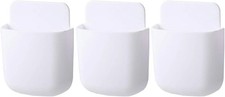 3 Pcs Remote Control Holder Wall Mount Self Adhesive Remote Case Hole-Free St...