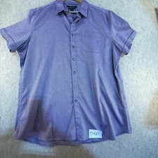 Marc Anthony button down XL Natural Stretch Slim Fit Button-Down Shirt XL Gray — listing 5