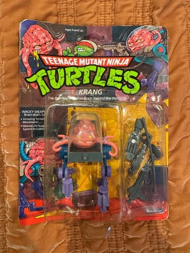 1989 Playmates Teenage Mutant Ninja Turtles TMNT Krang Unpunched Vintage