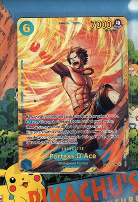 #ad One Piece TCG Portgas D. Ace OP13 119 SEC Carrying On His Will Holo NM M $5.00