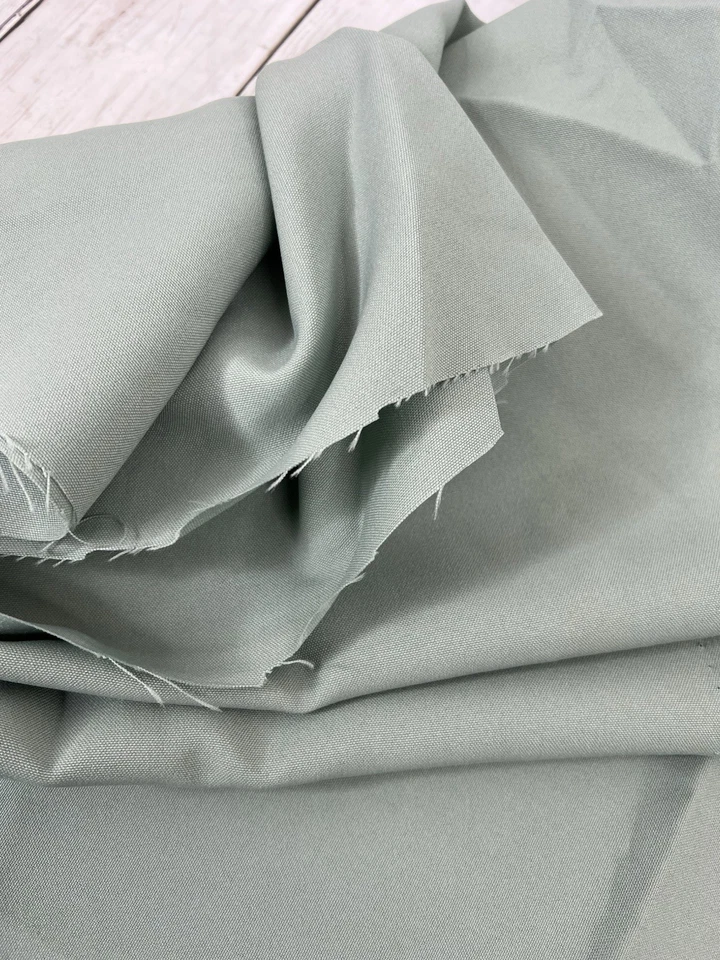 Sage Green Polyester Fabric 4 Yards 66" Wide Unbranded Continuous Yardage - Image 3 of 3