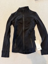 Lululemon Define Jacket Full Zip Jacket Zip Pockets Size 4 Black BNWT