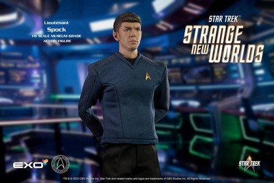 EXO-6 Spock Star Trek Strange New Worlds 1:6 Scale Figure Ethan Peck Sideshow