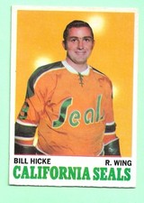 (1) BILL HICKE 1970-71 O-PEE-CHEE  # 76 SEALS VG  CARD (M7861)