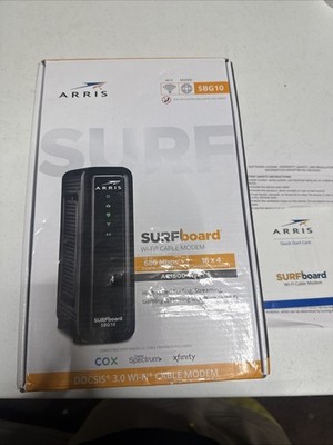 ARRIS SURFboard SBG10 DOCSIS 3.0 Cable Modem & AC1600  Wi-Fi (ONLY FOR PARTS)