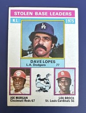 1976 TOPPS #197 NL STOLEN BASE LDRS JOE MORGAN/ LOU BROCK *FREE SHIPPING*