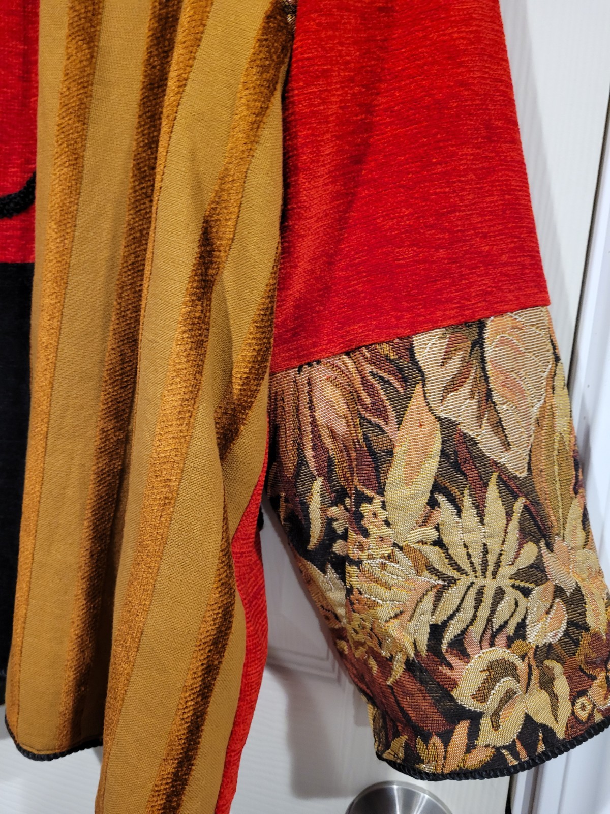 Maggie Barnes  4X Patchwork Chenille Grandmacore … - image 8