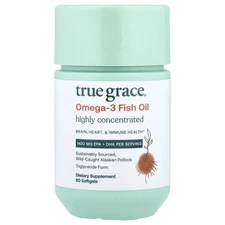 2 X True Grace, Omega 3 Fish Oil, 60 Softgels