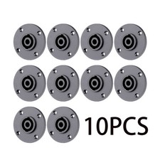 10x For Neutrik NL4MP-ST Female SpeakON 4 Pole Panel Mount w/ Screw Terminals