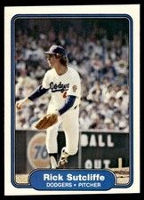 1982 Fleer Rick Sutcliffe Los Angeles Dodgers #25