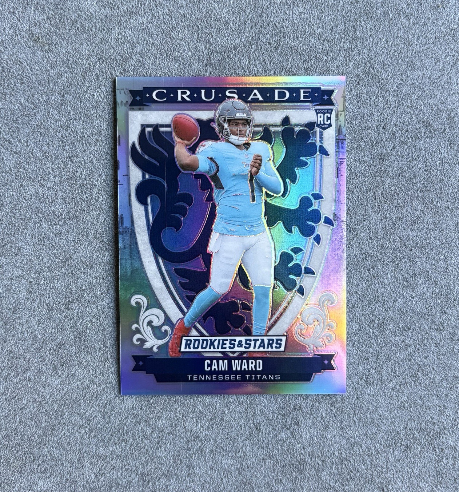 2025 Panini Rookies & Stars Cam Ward #22 Crusade Silver Prizm RC