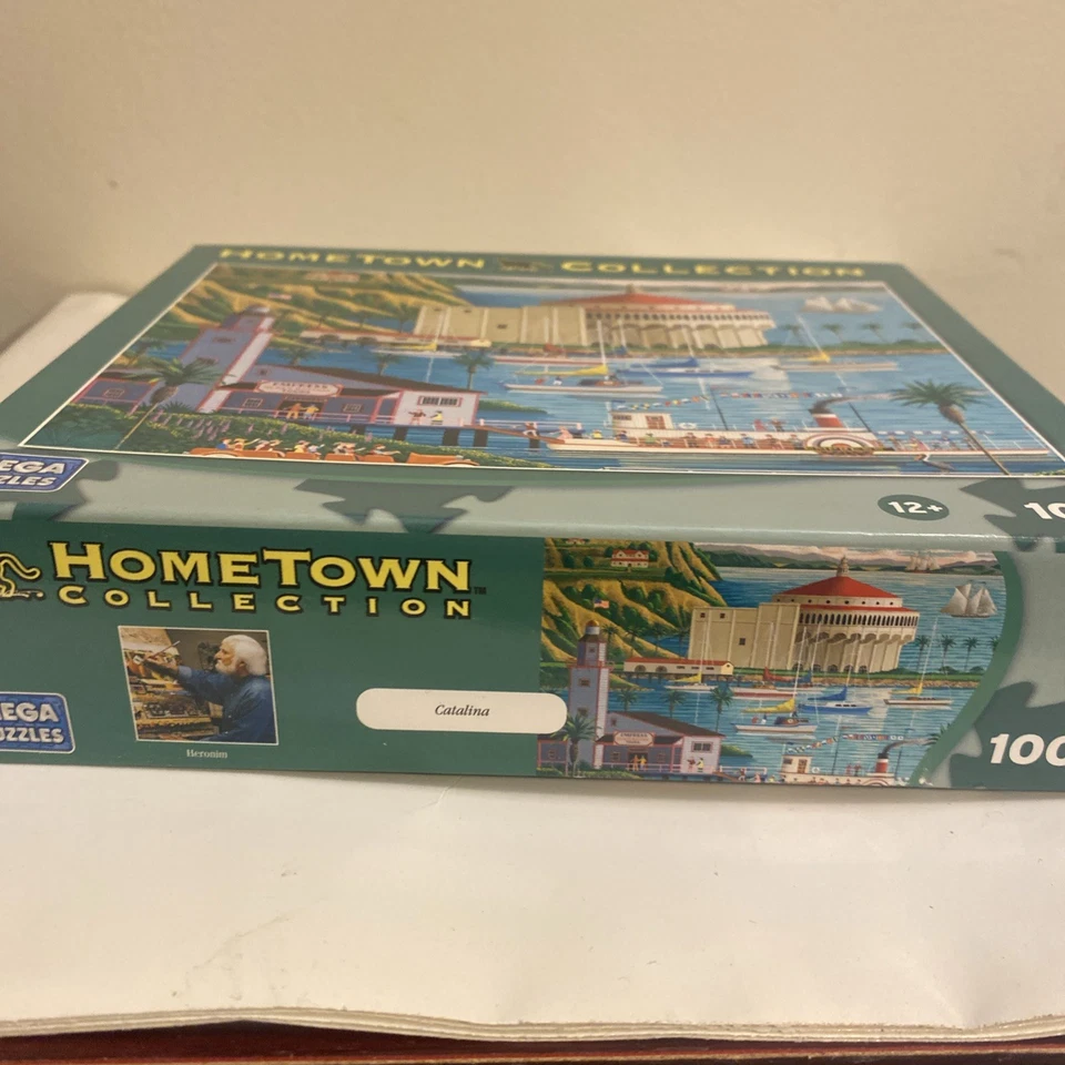 Mega Puzzles Hometown Collection Catalina 1000 Pc/new/sealed - Image 3 of 4