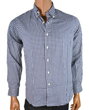 Polo Ralph Lauren Mens Shirt New S Blue White Gingham Check Slim Fit Classic Fit