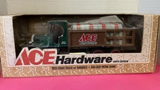 ERTL 1925 Ace Hardware Stake Truck w/Barrels 9th Edition Die-cast 8.5" pre-owned