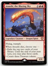 Atsushi, the Blazing Sky 236 Cmdr: Secrets of Strixhaven Magic: The Gathering NM