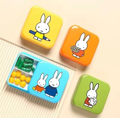 New Miffy Medicine Box Kawaii Cartoon Travel Box