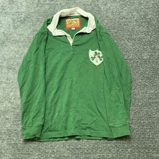 VTG Ireland National Rugby Union Team Jersey Boys Youth Green Cotton Traders