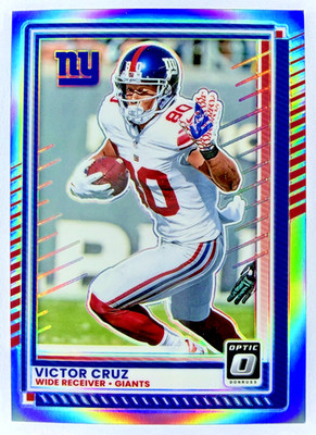 2025 Donruss Optic VICTOR CRUZ #152 Holo Prizm - New York Giants