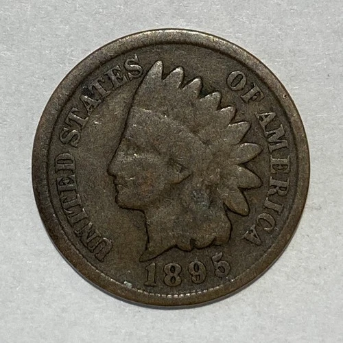 1895 Indian Head Cent Penny Good+