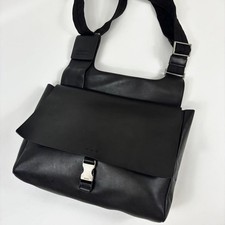 Prada Messenger Bag Schultertasche aus Leder Archive Dunkelbraun