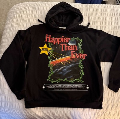 OFFICIAL MERCH- Billie Eilish Shooting Star Hoodie Small EUC 2021