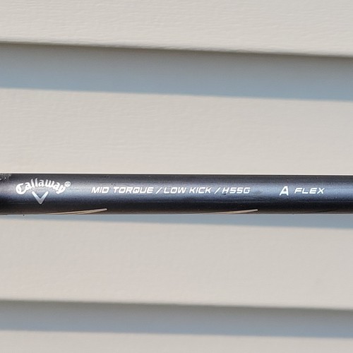 Callaway RAZR XF 4 Hybrid Mid Torque Low Kick H-55G A-Flex Graphite LH - Picture 7 of 12