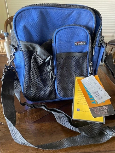 Western Pack Pack Lona Azul, Nuevo Con Etiquetas, Ajustable Foto 2 de 4