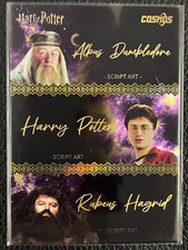 2025 KAKAWOW COSMOS Harry Potter Trading Cards-2/5-Triple Script Art Violet Gold