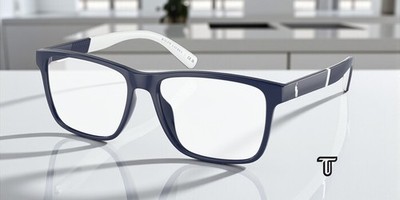 POLO PH2257U 5620 Shiny Navy Blue Demo Lens 55 mm Men's Eyeglasses
