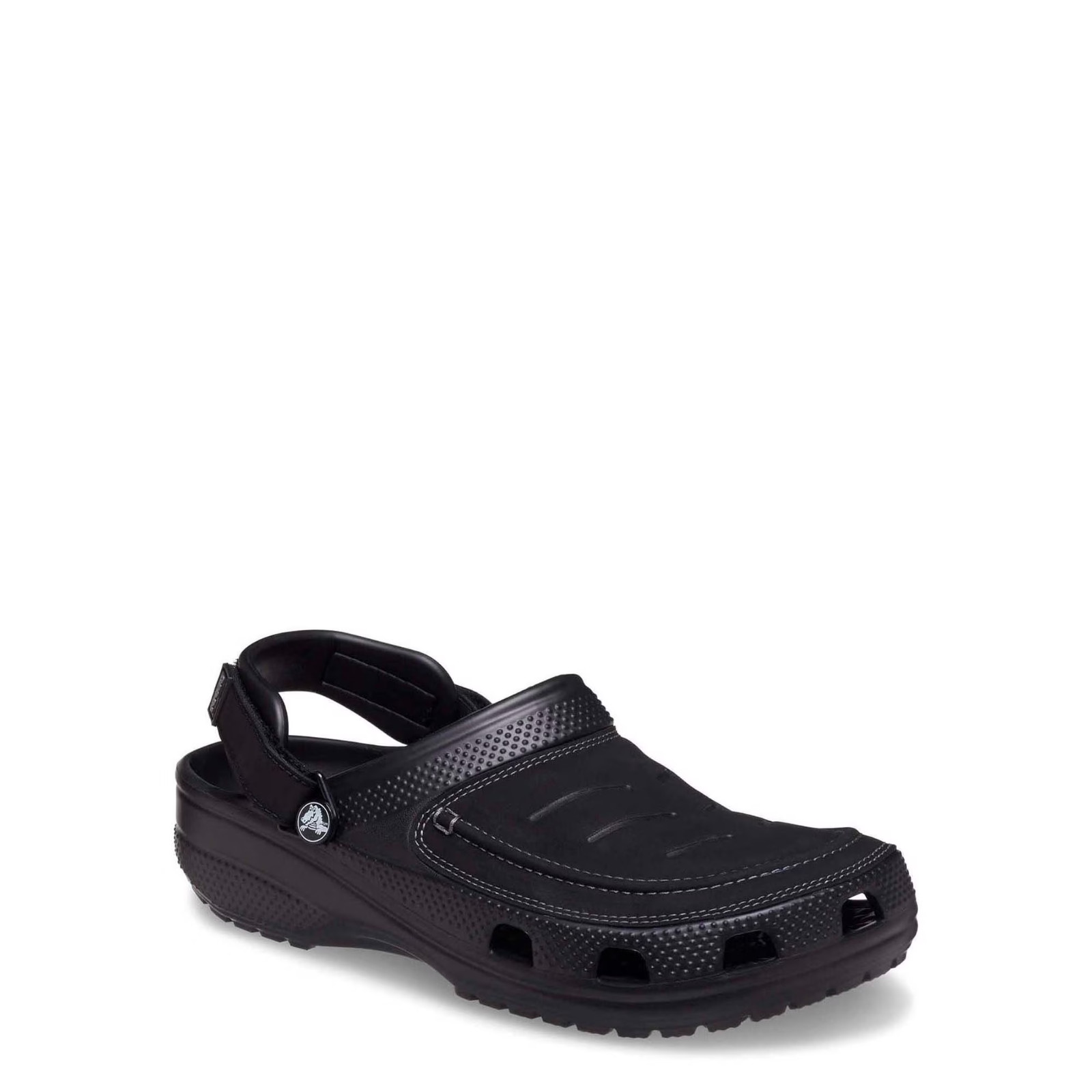 Authentic Crocs Men's Yukon Vista II LiteRide Clog Sandal Black/Slate Grey M
