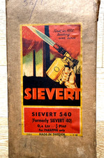 Vintage Brass Sievert 540 Sweden Blow Torch 0.4 L- 3/4 pint for Paraffin only