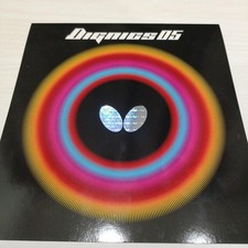 Butterfly Dignics 05 Red Table Tennis Rubber 2.1mm Used with Minor Marks