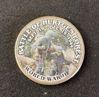 Colorized Kennedy Half Dollar World War II Battle Of Hurtgen Forest Free Ship