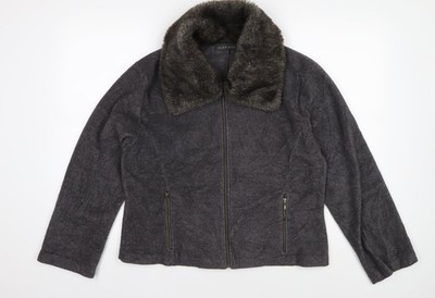 Alex & Co. Kurzjacke Damen Grau Wolle