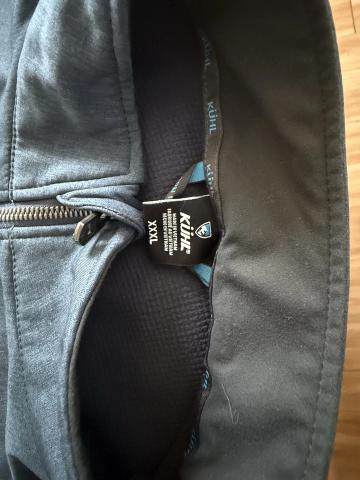 Chaqueta cortavientos Kuhl 3xl azul para hombre Foto 3 de 4