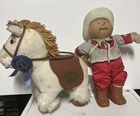 Vintage 1984 Cabbage Patch Kids Show Pony And Cowboy