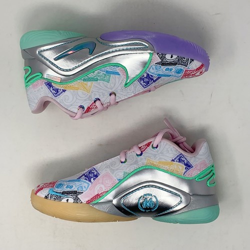 Nike Lebron 22 'Monopoly Money' Gray Sneakers, Size 7Y / 8.5W BNIB HV6873-100 - Picture 7 of 8
