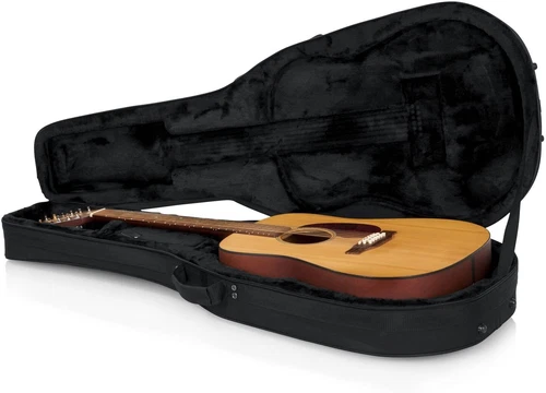 Gator Lightweight Polyfoam Guitar Case For Dreadnaught Style Acoustic Guitars
