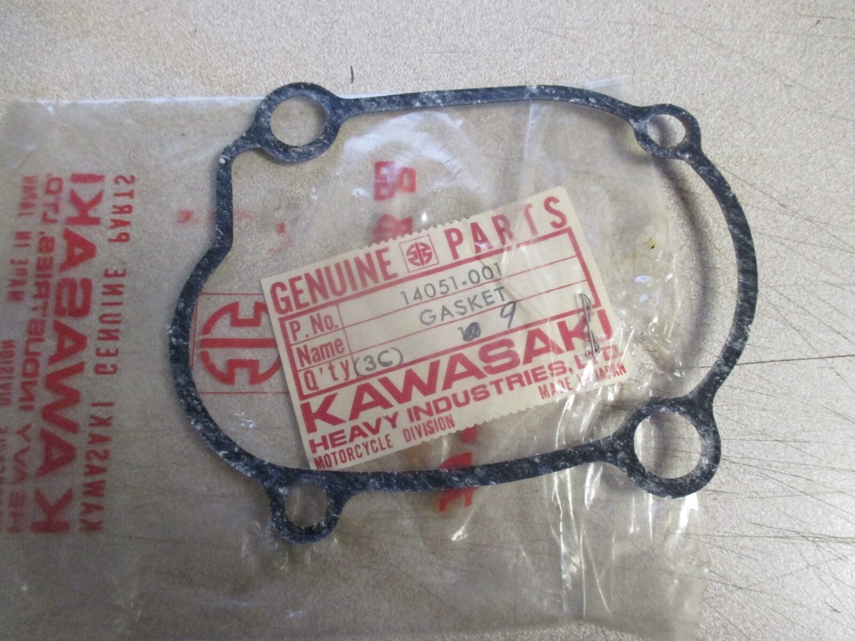 na様確認用 NOS Kawasaki Left Hand Engine Cover Cap Gasket 1970 G4TR C2TR