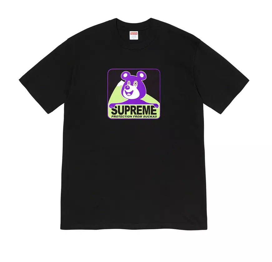 Tee shirt Supreme Bear noir   Large   FW20