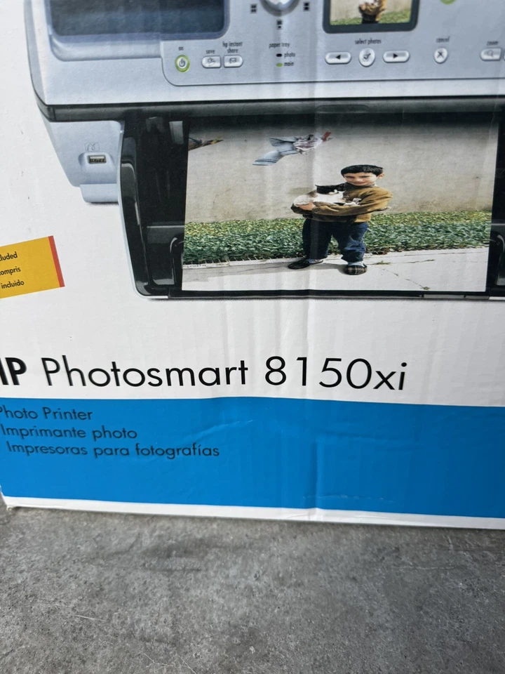 Impresora de inyección de tinta HP PhotoSmart 8150xi de colección 2004 como nueva Foto 2 de 4