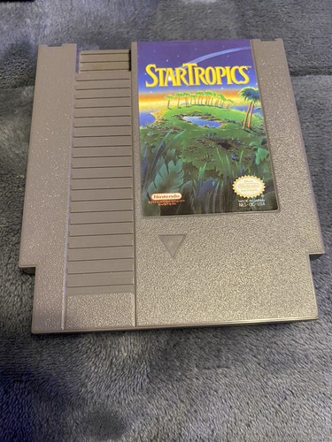 STAR TROPICS NES NINTENDO GAME CARTRIDGE W/ MANUAL AND CASE-TESTED!!!!!! - Photo 6/9