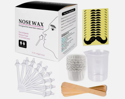 Nasenhaar Wachs Nose Wax Kit Haarentfernung Set Für Männer Und Frauen 100G Nase.